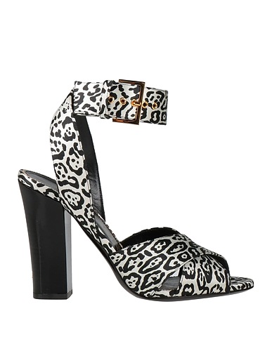 TOM FORD Sandals Black Viscose, Silk, Brass, Soft Leather