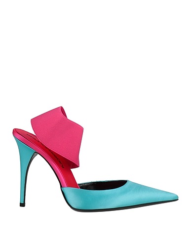 BRUNO FRISONI Pump Turquoise Textile fibers