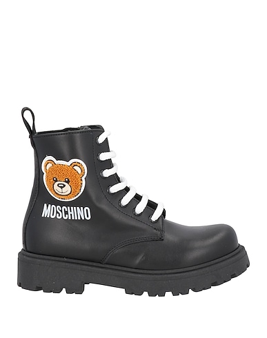 MOSCHINO TEEN Footwear Black Soft Leather