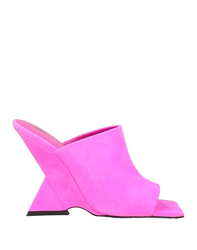 THE ATTICO Sandals Fuchsia Leather
