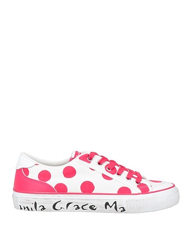 MANILA GRACE Sneakers Magenta Textile fibres, Soft Leather