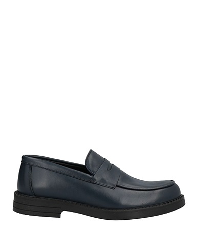 ROBERTO BOTTICELLI Loafers Navy blue Soft Leather