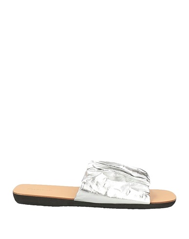 JIL SANDER Sandals Silver Calfskin