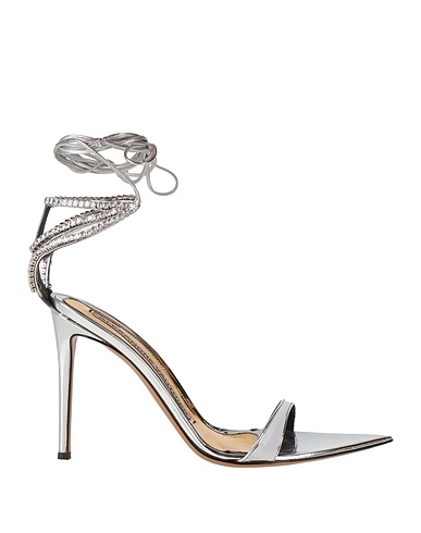 ALEXANDRE VAUTHIER Sandals Silver Textile fibers