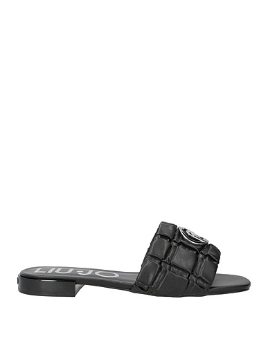 LIU •JO Sandals Black Soft Leather