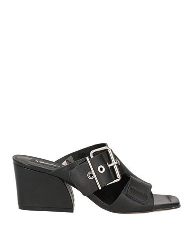 TOSCA BLU Sandals Black Soft Leather