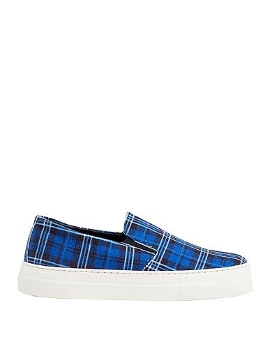 8 by YOOX Sneakers TARTAN PATTERN LEATHER TRAINERS

 Bright blue Calfskin, Textile fibres