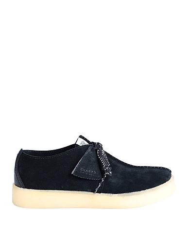 CLARKS ORIGINALS Laced shoes TREK CUP
 Black Leather