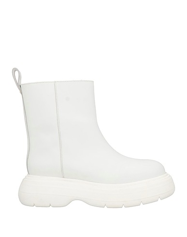 GIA COUTURE Ankle boot White Soft Leather