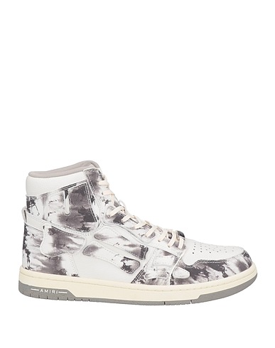 AMIRI Sneakers White Soft Leather, Textile fibres