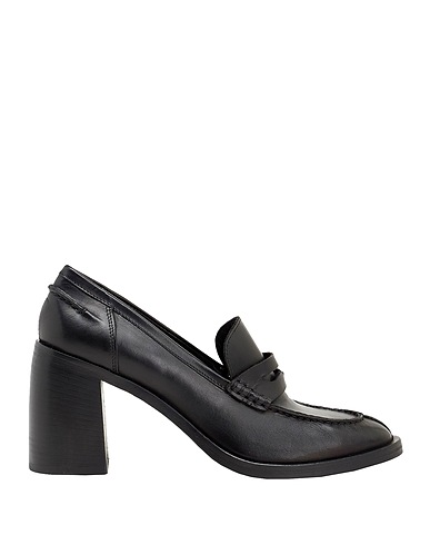8 by YOOX Loafers Black 100% Calfskin