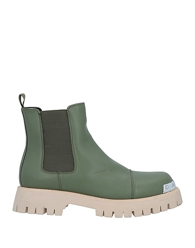GAëLLE Paris Ankle boot Military green Textile fibres