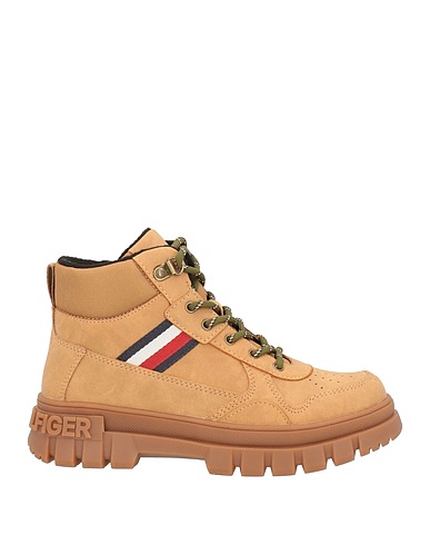 TOMMY HILFIGER Stiefelette Kamel Gewebefasern