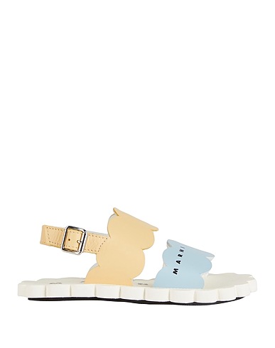 MARNI FOOTWEAR Beige Soft Leather