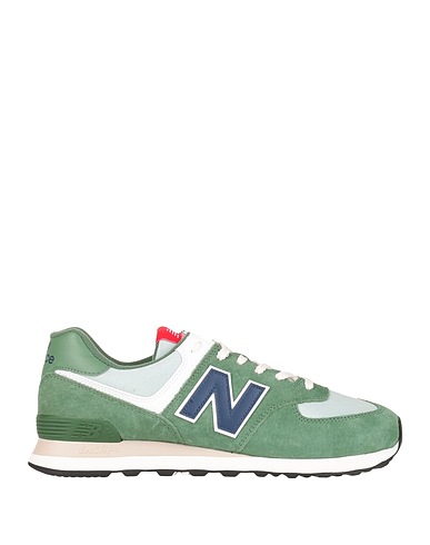NEW BALANCE Sneakers 574
 Green Soft Leather, Textile fibers