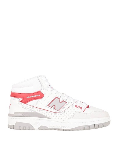 NEW BALANCE Sneakers 650 White Soft Leather, Textile fibres