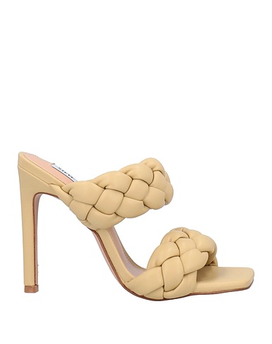 STEVE MADDEN Sandals Pastel yellow Textile fibres