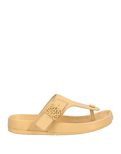 LOEWE Flip flops Beige Soft Leather