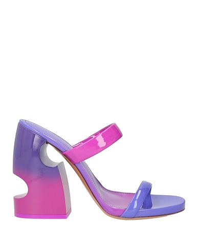OFF-WHITE™ Sandals Purple Soft Leather