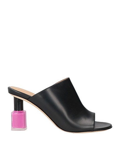 LOEWE Sandals Black Soft Leather