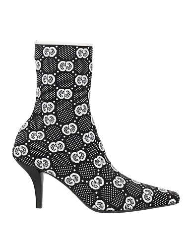 GUCCI Ankle boot Black Textile fibers