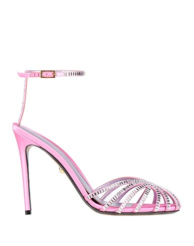 ALEVÍ Milano Sandals Purple Textile fibres, Leather