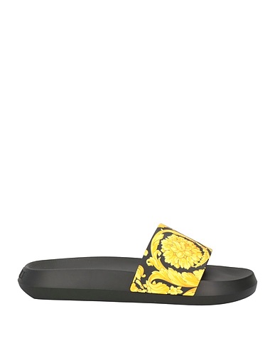 VERSACE Sandals Black Other Fibres