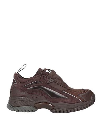 LI-NING Sneakers Dark brown Bovine leather, Textile fibres