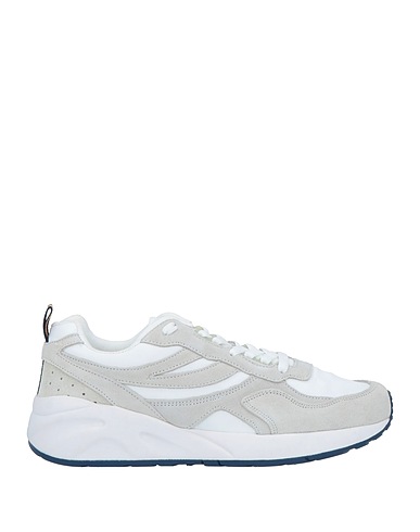 K-WAY Sneakers Bianco Pelle, Fibre tessili
