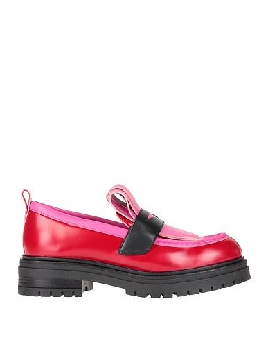 MAX&Co. Loafers Garnet 100% Polyester, Polyurethane coated