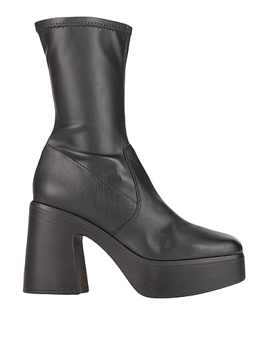 STEVE MADDEN Ankle boot Black Textile fibres