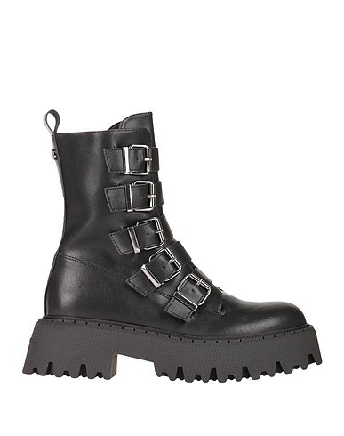 STEVE MADDEN Stiefelette Schwarz Leder