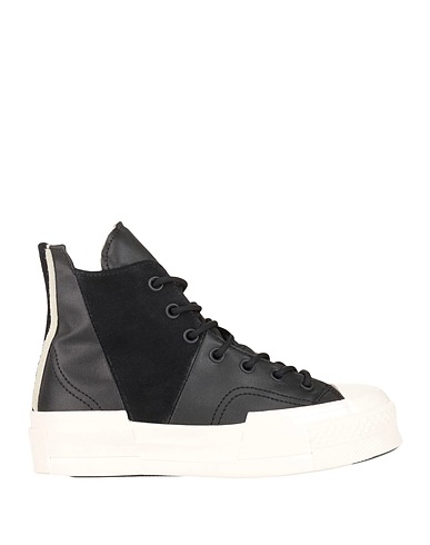 CONVERSE Sneakers CHUCK 70 PLUS HI BLACK/EGRET/BLACK
 Black Leather, Textile fibres