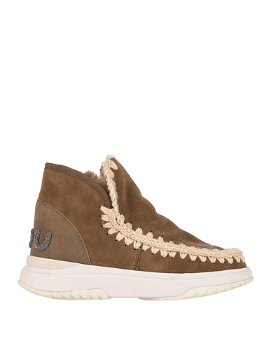MOU Ankle boot Military green 100% Shearling, Wool