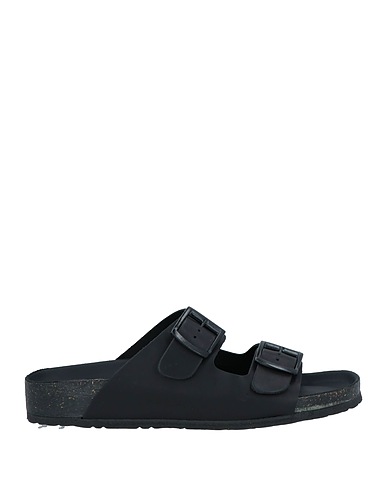 DONDUP Sandals Black Soft Leather