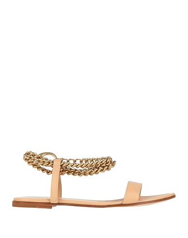 GIANVITO ROSSI Sandals Beige Soft Leather