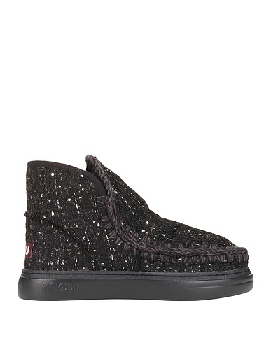 MOU Ankle boot Black Shearling, Wool