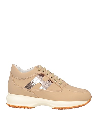 HOGAN Sneakers Khaki Soft Leather