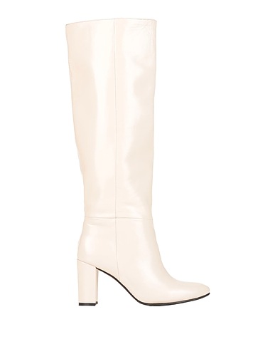 L'ARIANNA Boots Off white Soft Leather