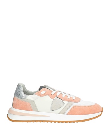 PHILIPPE MODEL Sneakers Pink Leather, Textile fibres
