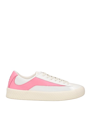 BY FAR Sneakers Pink Soft Leather, Textile fibers