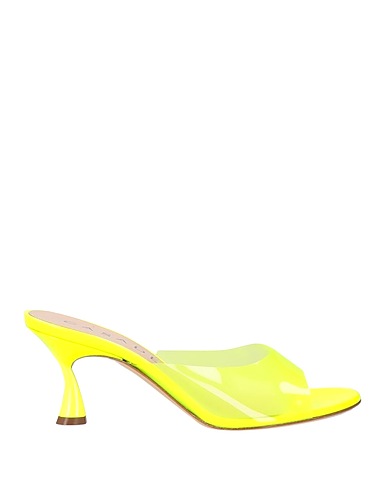 CASADEI Sandals Lime green Rubber