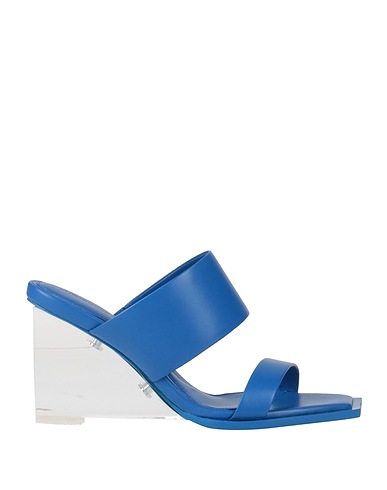 MCQUEEN Sandali Blu Pelle