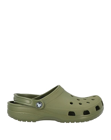 CROCS Mules and clogs Dark green 100% EVA (Ethylene - Vinyl - Acetate)