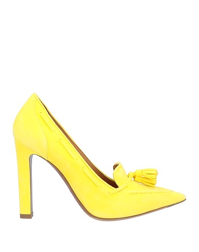 RALPH LAUREN COLLECTION Court Yellow Leather