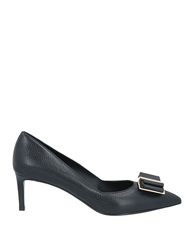 FERRAGAMO Court Black Kidskin