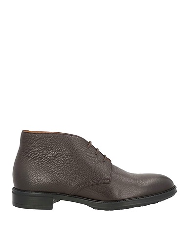 DOUCAL'S Ankle boot Dark brown Soft Leather
