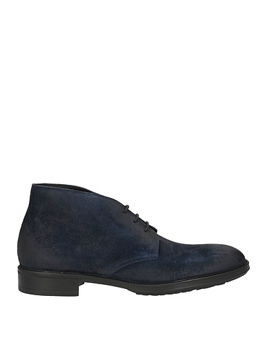 DOUCAL'S Ankle boot Navy blue Leather