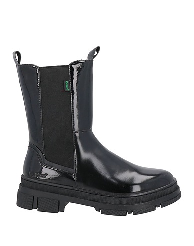 KICKERS Ankle boot Black Textile fibres