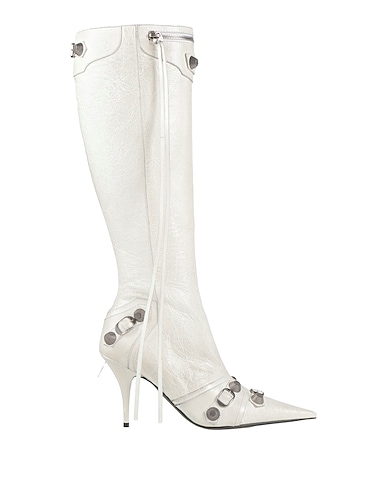 BALENCIAGA Stiefel Off white Leder